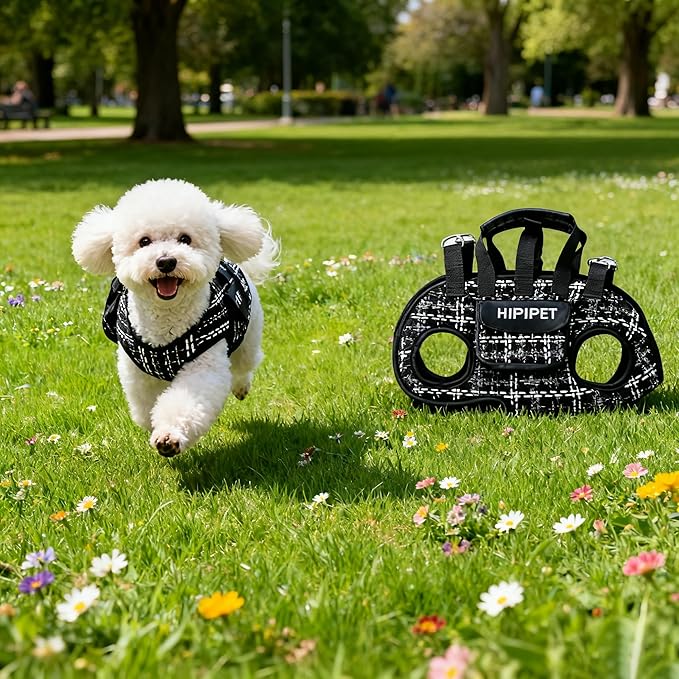 Dog Lift Harness Dog Carrier Adjustable Breathable Vest Straps - Image 7