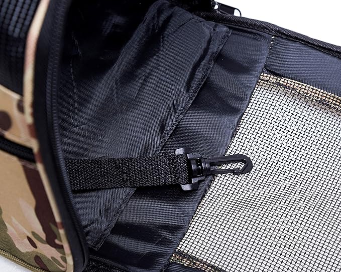 Pawer 18” x 10” x 10”Soft-Sided Foldable Airline Approved Pet Carrier - Image 8