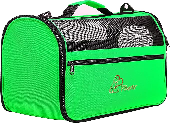 Pawer 18” x 10” x 10”Soft-Sided Foldable Airline Approved Pet Carrier - Image 5